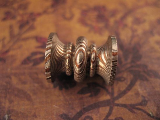Ti_Gear_Design - Lg Mokume Lanyard Bead - Image 4