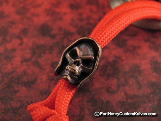 Michael Zieba - Limited Edition - Copper Grim Reaper Bead