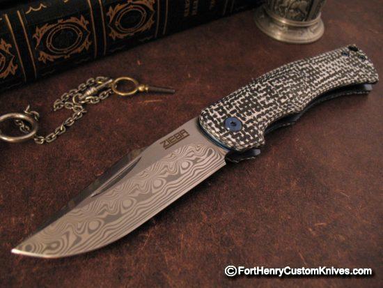 Michael Zieba - NEW - Heritage Slipjoint - Damasteel