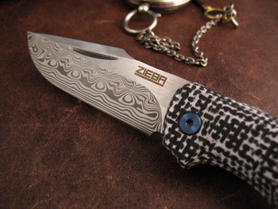 Michael Zieba - NEW - Heritage Slipjoint - Damasteel - Image 6