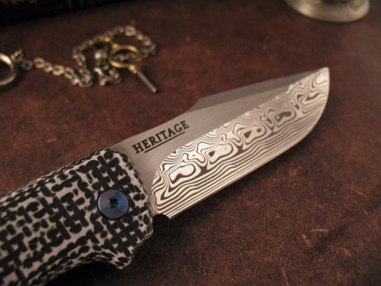 Michael Zieba - NEW - Heritage Slipjoint - Damasteel - Image 4