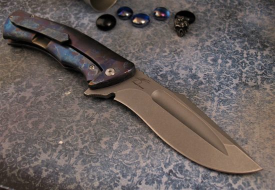 Michael Zieba / Jason Knight - Custom Blue Smoke XL-S5 Flipper - Image 5