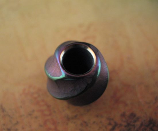 Ti_Gear_Design - Med Sculpted Ball Titanium Bead - Image 5