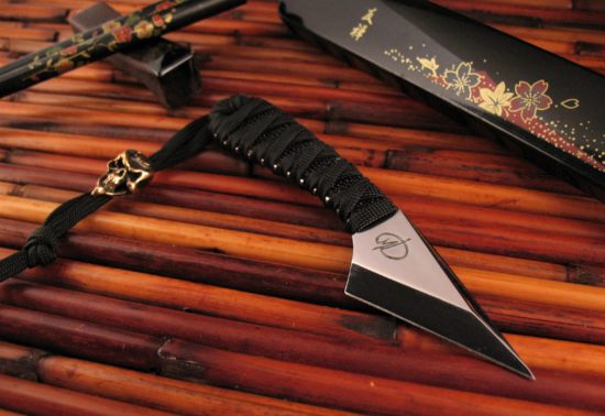 Denis Mura - Dragon's Eye Kiridashi EDC w/Leather Sheath