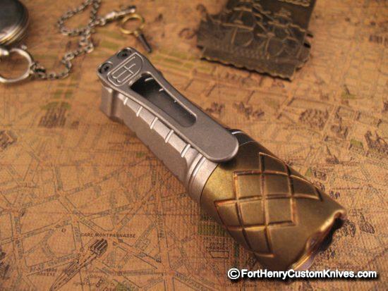 Brian Fellhoelter - FTD Flashlight - Prototype - Brass / Ti
