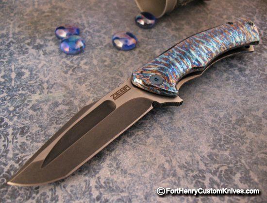 Michael Zieba / Jason Knight - Mini-S5 - Custom Anodized - w/Silver Skulls