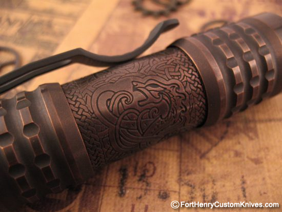 Ti2Design / Mike Bond - Custom Copper Pele Light - NEW Nordic Etch - Image 4