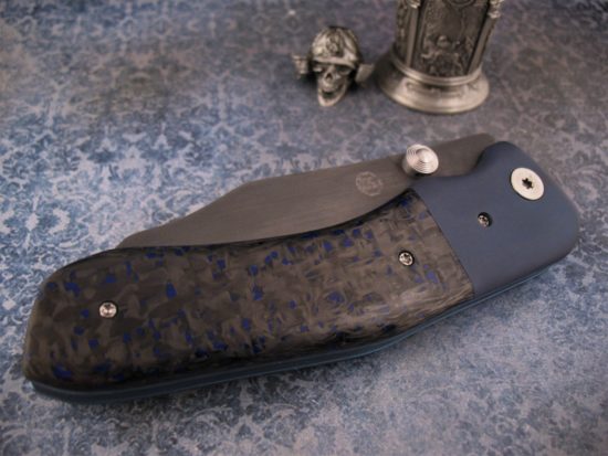 K.C. Gray - Custom Boomslang - Blue Black Carbon Fiber - Image 2