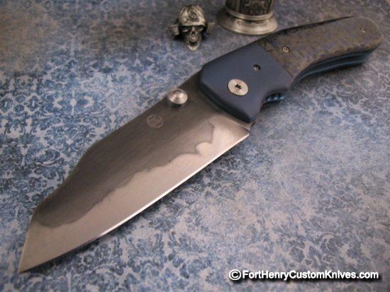 K.C. Gray - Custom Boomslang - Blue Black Carbon Fiber