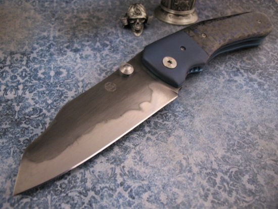 K.C. Gray - Custom Boomslang - Blue Black Carbon Fiber