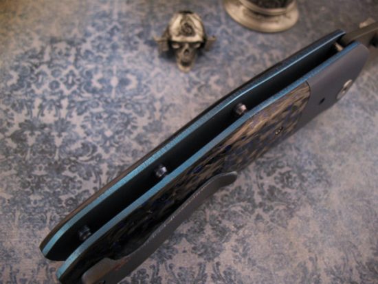 K.C. Gray - Custom Boomslang - Blue Black Carbon Fiber - Image 6