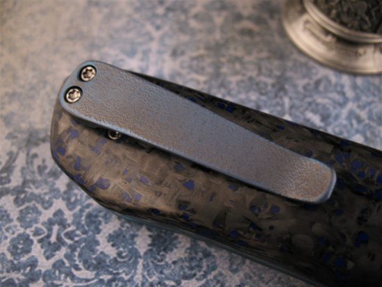 K.C. Gray - Custom Boomslang - Blue Black Carbon Fiber - Image 8