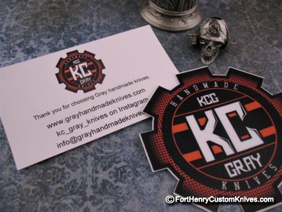 K.C. Gray - Custom Boomslang - Blue Black Carbon Fiber - Image 9
