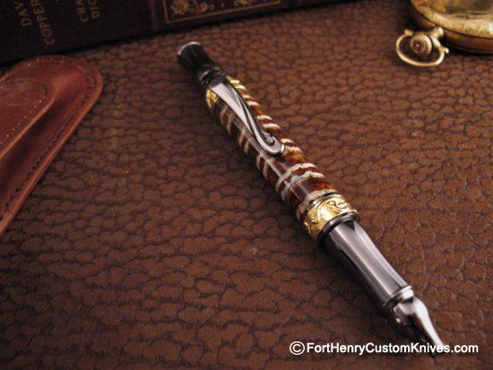 Courtney Turnage - Custom Mammoth Tooth Pen w/Sheath - Image 2