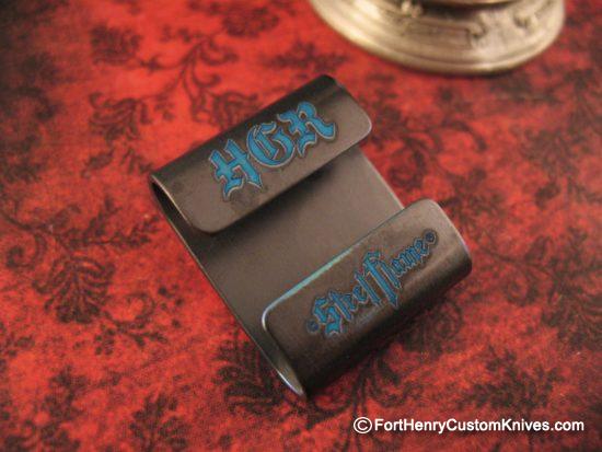 Steel Flame - Crusader Wings Molle Clip - Niobium - Image 3