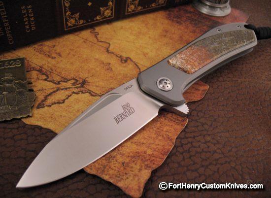 Arno Bernard - NEW Orca Dual Opening - Kudu Horn Inlay