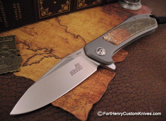Arno Bernard - NEW Orca Dual Opening - Kudu Horn Inlay