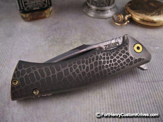 Michael Zieba / Jason Knight - Custom Mini-S5 - Snake - San Mai - Image 2
