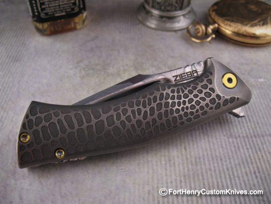 Michael Zieba / Jason Knight - Custom Mini-S5 - Snake - San Mai - Image 2