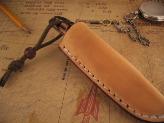 Hiroaki Ohta - Gentleman's Stag Belt Knife - San Mai - Image 6