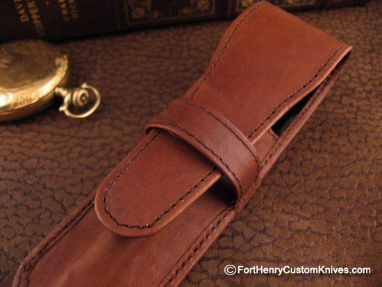 Courtney Turnage - Custom Mammoth Tooth Pen - Free Leather Sheath - Image 9