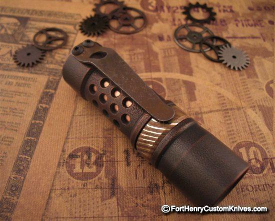 Barrel Custom Flashlight - Custom Copper M2JN - Gen 3