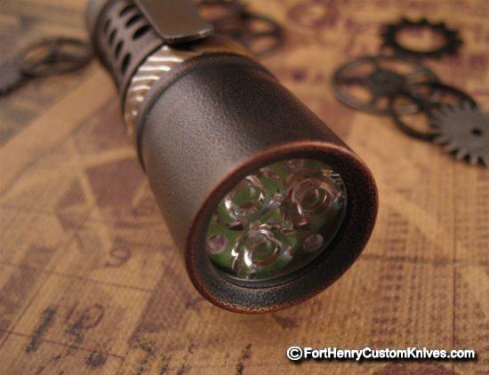 Barrel Custom Flashlight - Custom Copper M2JN - Gen 3 - Image 4
