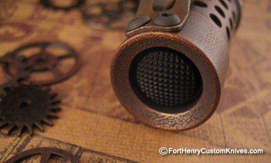 Barrel Custom Flashlight - Custom Copper M2JN - Gen 3 - Image 5