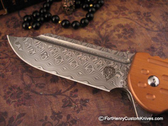 Alpha Hunter - Copperhead War Bowie - Damasteel - #10 - Image 4