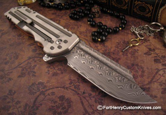 Alpha Hunter - Copperhead War Bowie - Damasteel - #10 - Image 8
