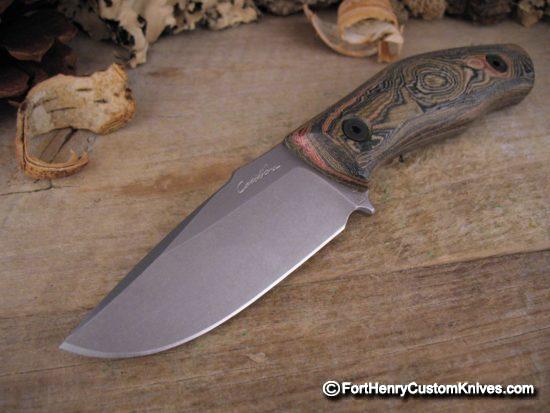 Nathan Carothers - Rare EDC3 - Delta 3V - Rag Micarta