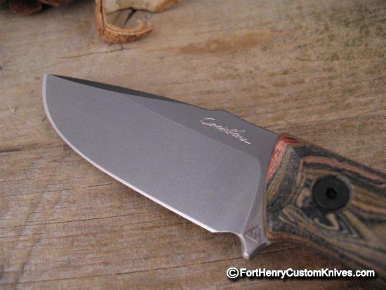 Nathan Carothers - Rare EDC3 - Delta 3V - Rag Micarta - Image 3