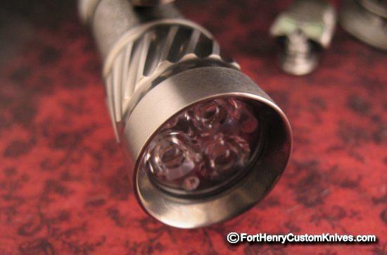 Ti2Design / Mike Bond - Custom Titanium Pele Light - Rare Twist Pattern - Image 5