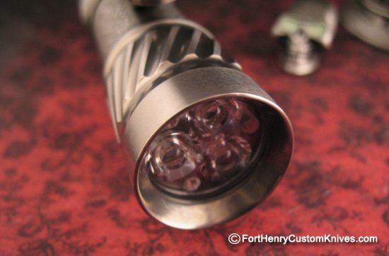 Ti2Design / Mike Bond - Custom Titanium Pele Light - Rare Twist Pattern - Image 5