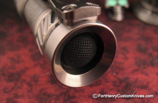 Ti2Design / Mike Bond - Custom Titanium Pele Light - Rare Twist Pattern - Image 6