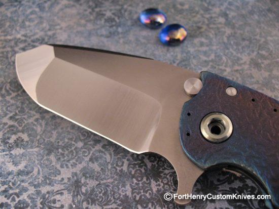 DireWare - V-5 Solo Non-Recurve Flipper - Hammered Titanium - Image 4