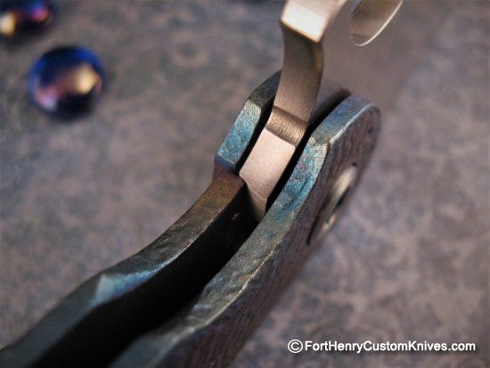 DireWare - V-5 Solo Non-Recurve Flipper - Hammered Titanium - Image 6