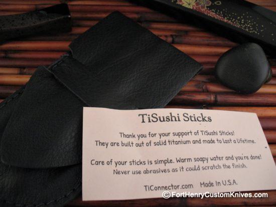 Steve Kelly - Ti Sushi Chopsticks - Custom Anodized Titanium - Image 9