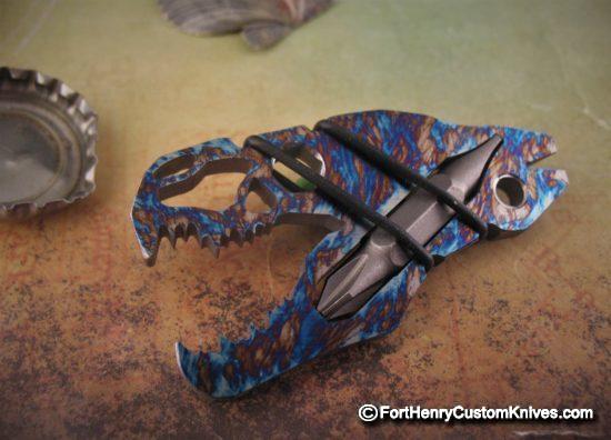 Thompson Knife & Tool - Ti-Rex Titanium Multi Tool - Custom Ano