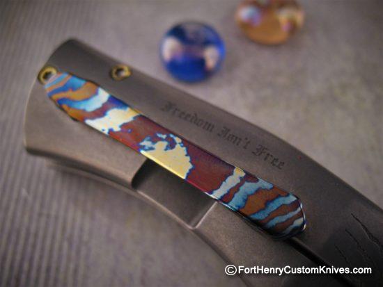 Michael Zieba / Jason Knight - Mini-S5 Freedom - Timascus Clip - Image 7