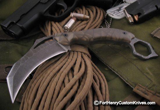 Charles De Buyer / Opus Knives - Custom Combat Talon - Kerambit