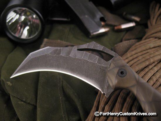 Charles De Buyer / Opus Knives - Custom Combat Talon - Kerambit - Image 3