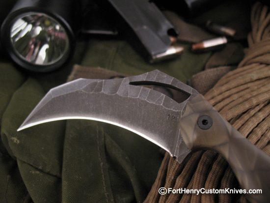 Charles De Buyer / Opus Knives - Custom Combat Talon - Kerambit - Image 3