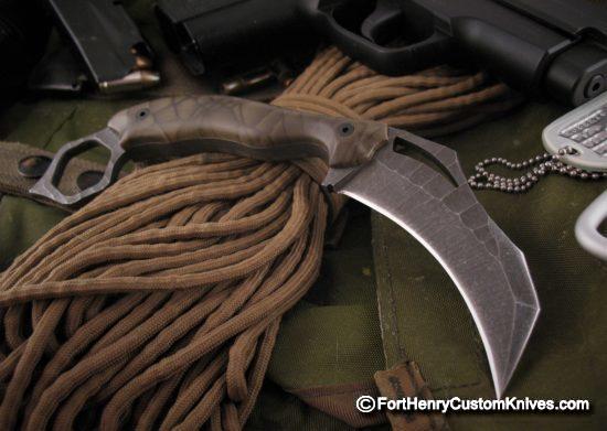 Charles De Buyer / Opus Knives - Custom Combat Talon - Kerambit - Image 6