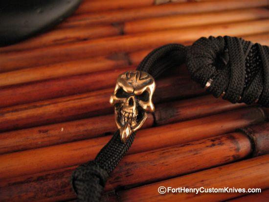 Denis Mura - Skull Kiridashi EDC w/Leather Sheath - Image 7