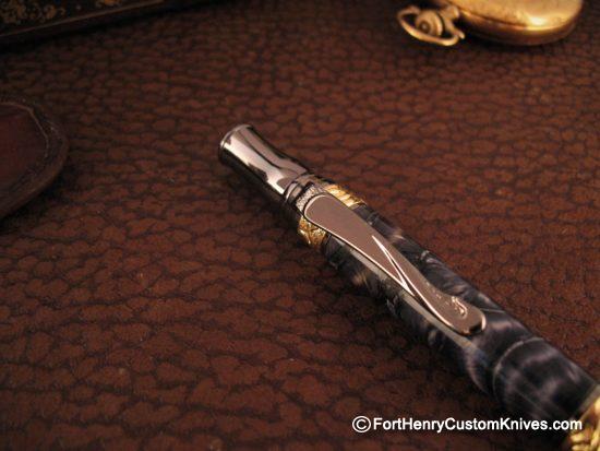 Courtney Turnage - Custom Mammoth Tooth Pen - Free Leather Sheath - Image 3