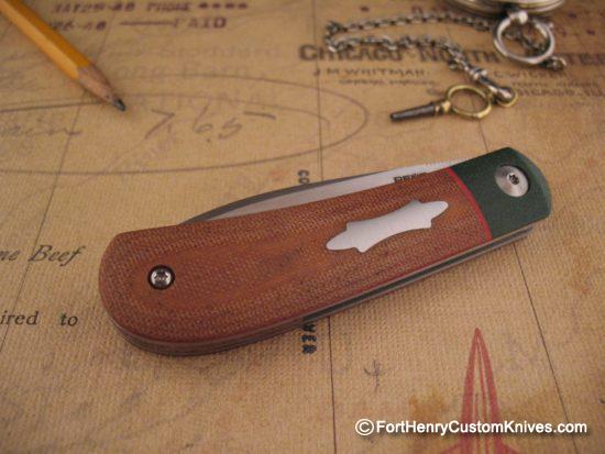 Enrique Pena - Custom Front Flipper Barlow - Free Leather Sheath - Image 2