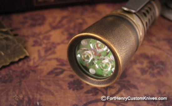 Barrel Custom Flashlight - Custom Brass M2JN - Gen 3 - Image 3