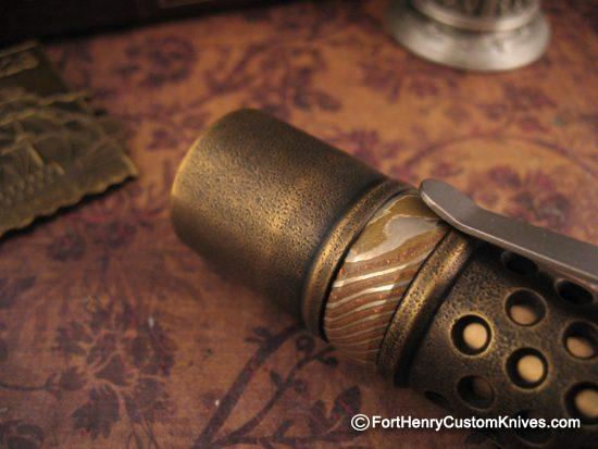 Barrel Custom Flashlight - Custom Brass M2JN - Gen 3 - Image 4