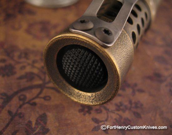 Barrel Custom Flashlight - Custom Brass M2JN - Gen 3 - Image 5